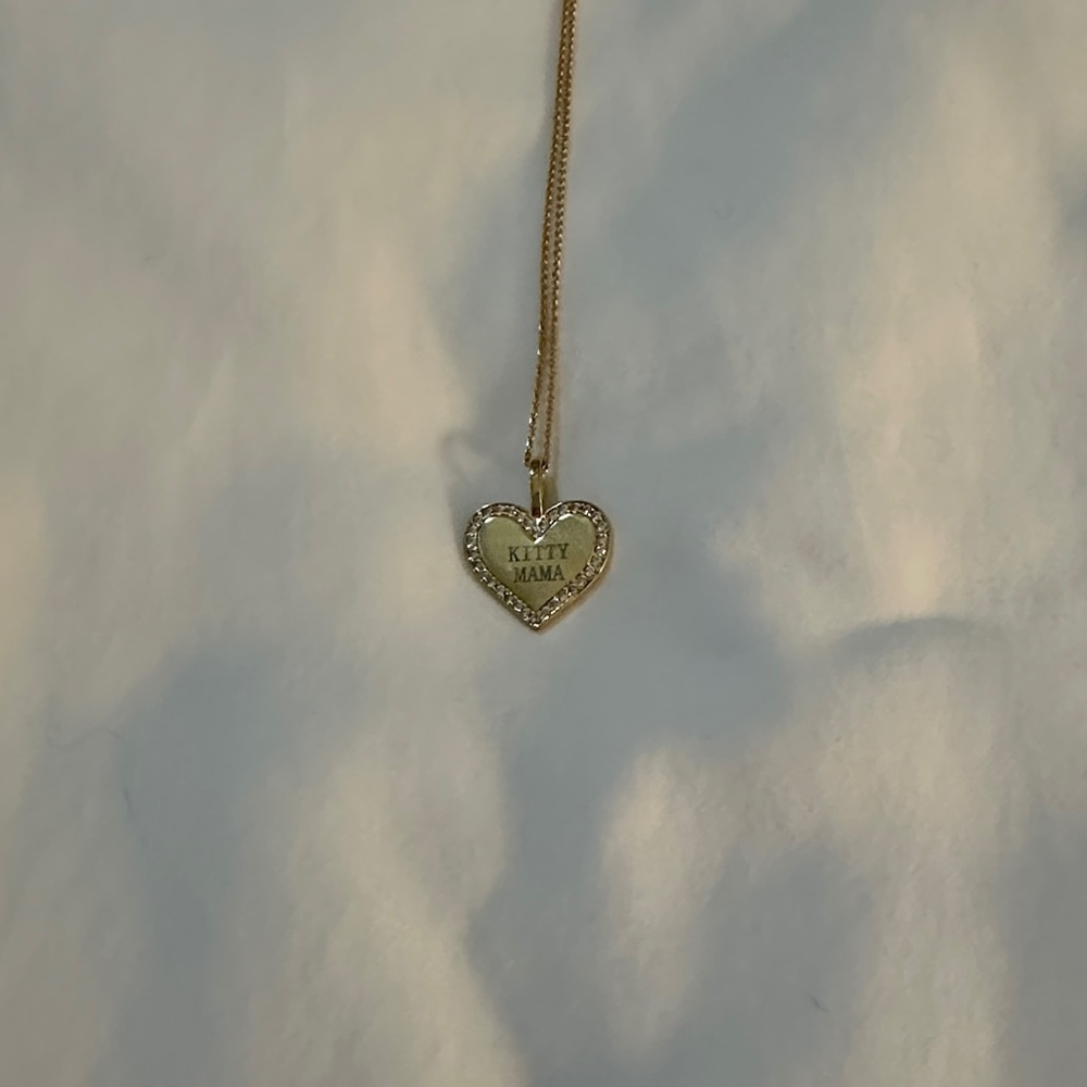 Melinda Maria Kitty Mama pendant necklace